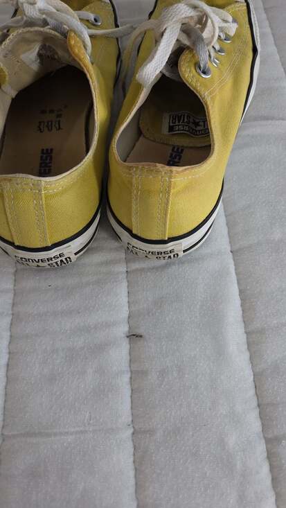 Converse Chuck Taylor All Star Low Top Lemon Yellow Sneaker Men's 7 Women's 9 - Picture 5 of 7